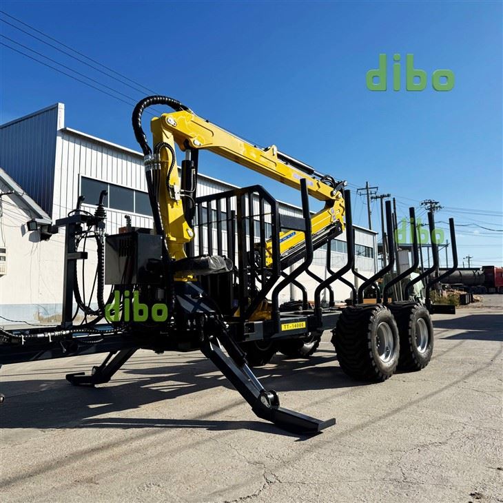 DIBO 14ton Loading Trelè 7.8m Loglift Crane