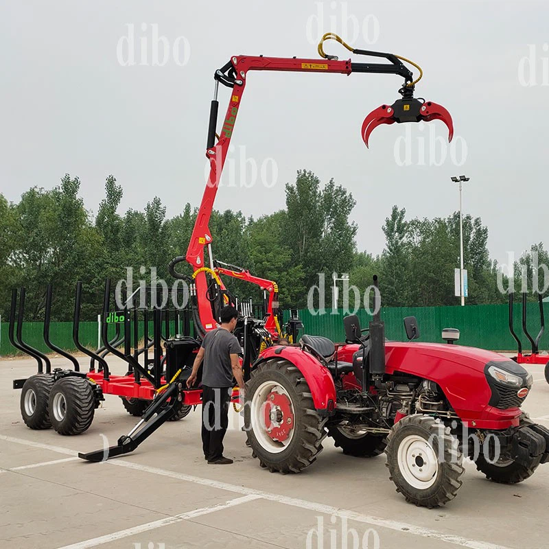 6.5m log grapple for tractor loader