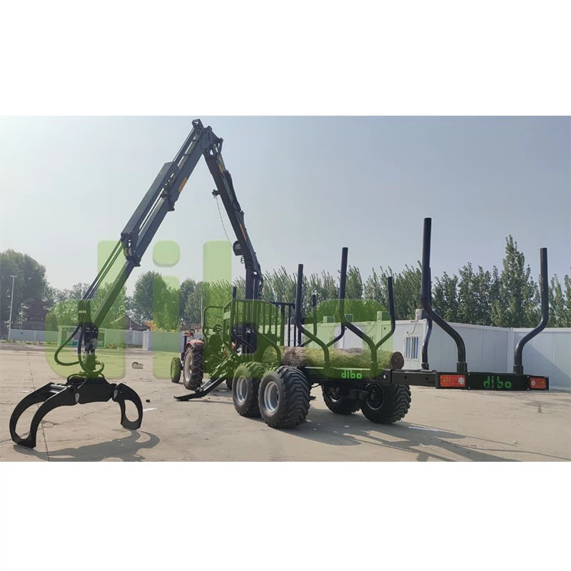 log grabble with trailer